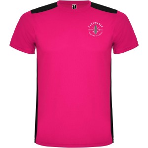 Detroit rvid ujj gyerek sportpl, fuchsia, solid black (T-shirt, pl, kevertszlas, mszlas)