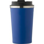 Duplafalú fedeles pohár, 380 ml, kék (668115-05)
