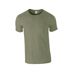 Gildan SoftStyle frfi pl, Heather Military Green (T-shirt, pl, 90-100% pamut)