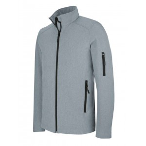 Kariban frfi softshell dzseki, Marl Grey (dzseki)