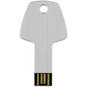 Kulcs pendrive, ezst, 8GB (raktri) (pendrive)