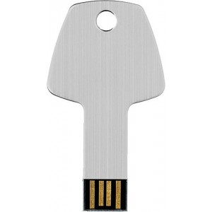 Kulcs pendrive, ezst, 8GB (raktri) (pendrive)