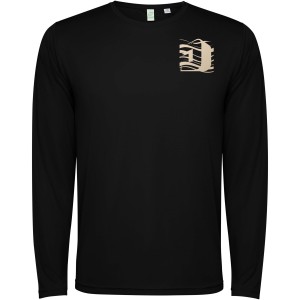 Roly Estoril hosszujj unisex pl, fekete (T-shirt, pl, kevertszlas, mszlas)