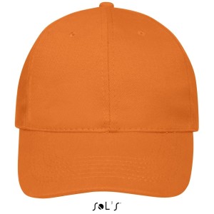 Sols Buffalo 6 paneles baseballsapka, Orange (sapka)