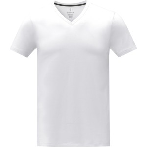 Elevate Somoto V-nyak frfi pl, fehr (T-shirt, pl, 90-100% pamut)