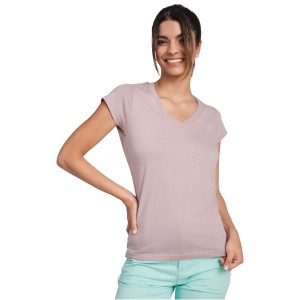 Roly Victoria ni V-nyak pamutpl, Light pink (T-shirt, pl, 90-100% pamut)