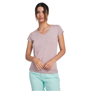 Roly Victoria ni V-nyak pamutpl, Light pink (T-shirt, pl, 90-100% pamut)
