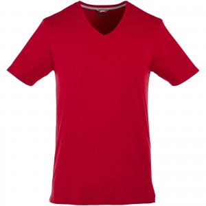 Slazenger Bosey V-nyak pl, dark red (T-shirt, pl, 90-100% pamut)