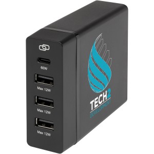 TEKIO Adapter 72W s PD-tltlloms jramanyag, fekete (powerbank)